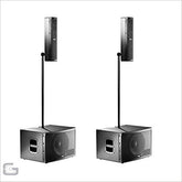 2x FBT CS1000 Vertus System (Black)